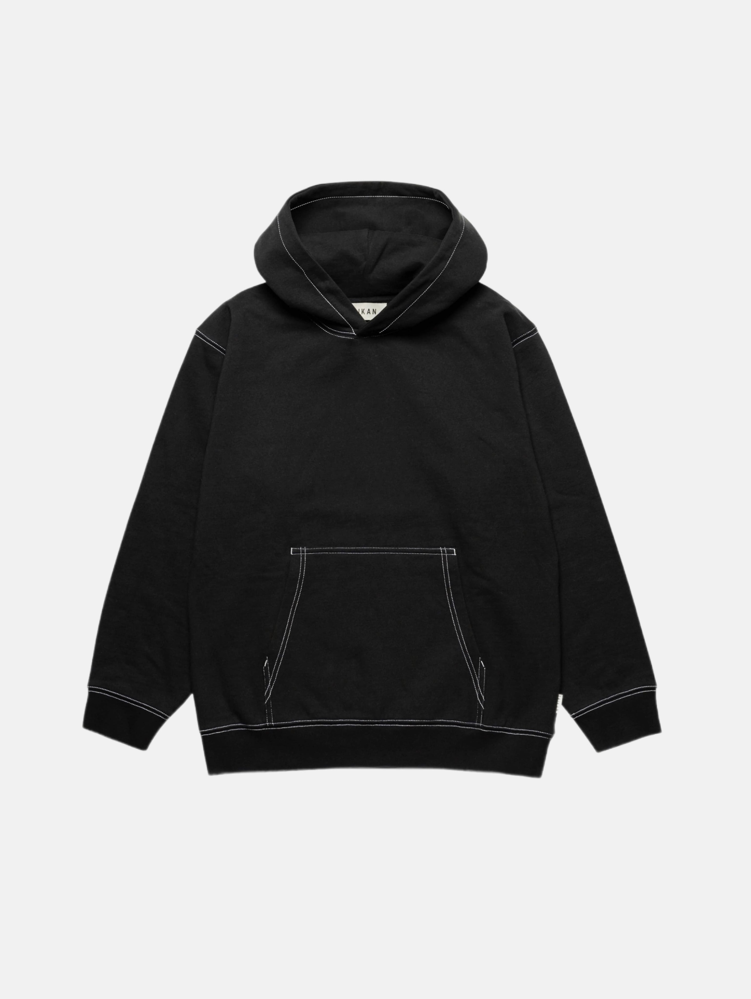 Black Stitch Hoodie