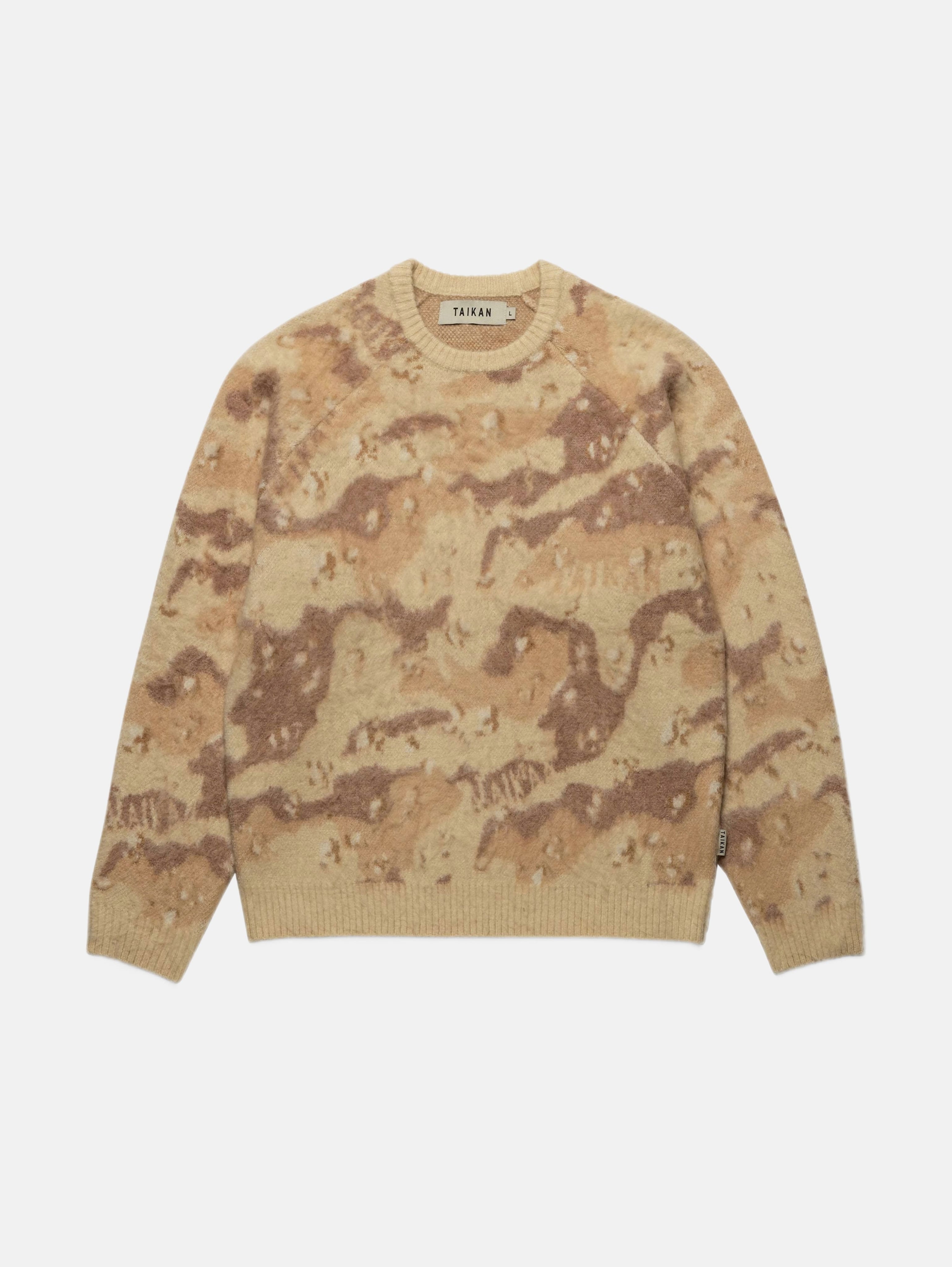 Sandy Camo Sweater
